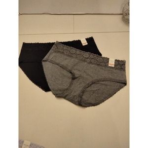 Arizona organic cotton hipster panties. Set 2 . Size Large.